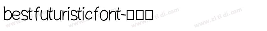 best futuristic font字体转换
